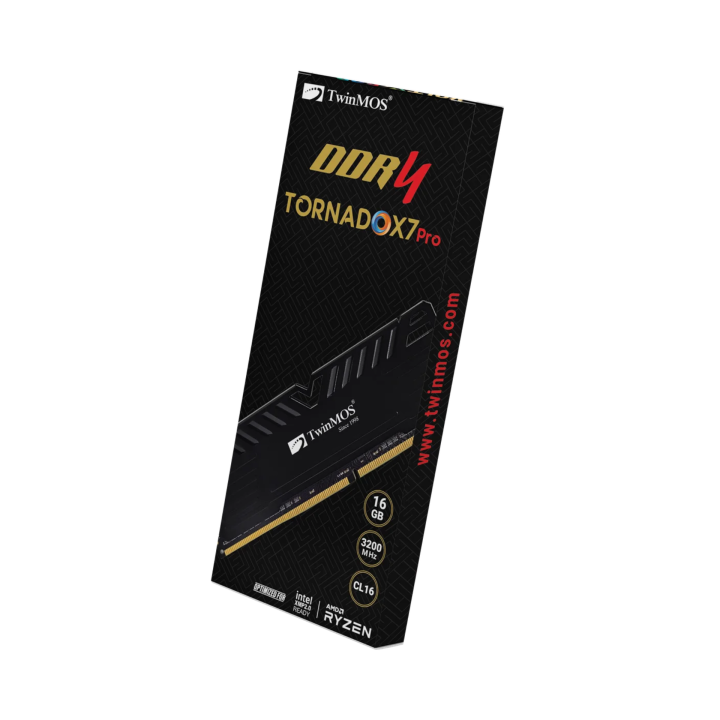 TwinMOS GX TornadoX7 Pro 16GB (1x16GB) DDR4 3200MHz CL16 Mémoire vi...