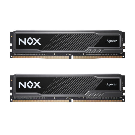 Apacer NOX 16Go (2x 8Go) DDR4 3200 MHz CL16 Black Mémoire vive DDR4...