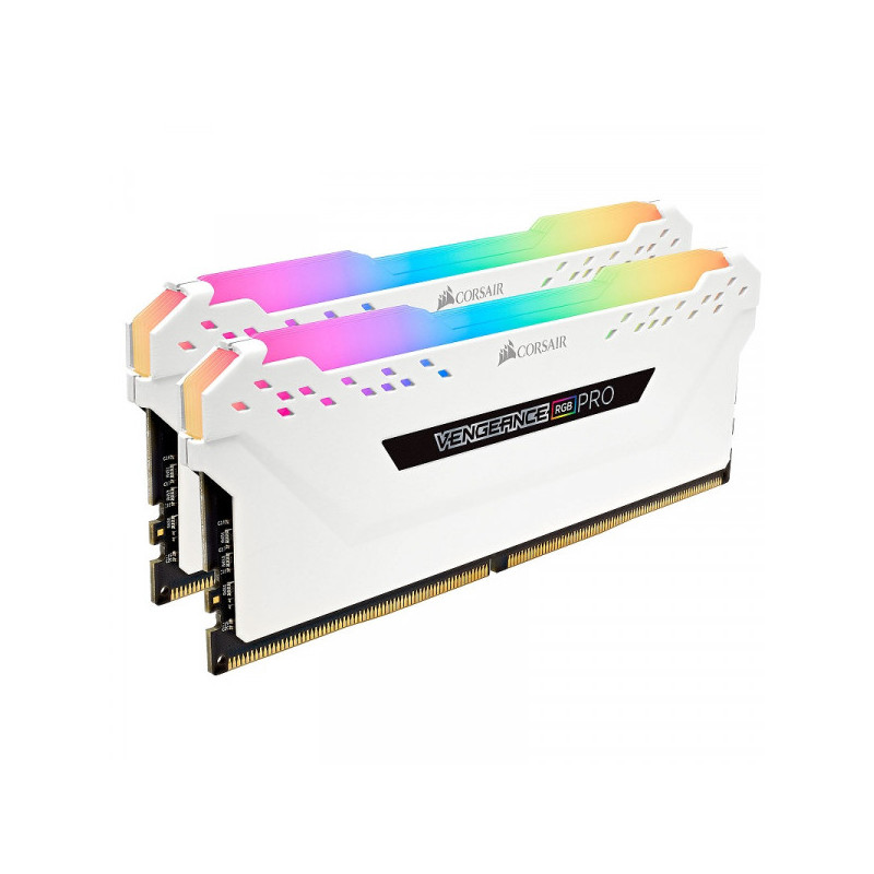 Corsair Vengeance RGB PRO Series Blanc 16Go (2x 8Go) DDR4 3600 MHz CL18