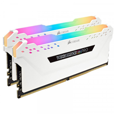 Corsair Vengeance RGB PRO Series Blanc 16Go (2x 8Go) DDR4 3600 MHz CL18
