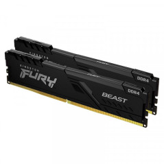 Kingston FURY Beast 64Go (2 x 32Go) DDR4 3200 MHz CL16 Mémoire vive...