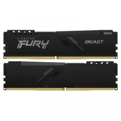 Kingston FURY Beast 64Go (2 x 32Go) DDR4 3200 MHz CL16 Mémoire vive...
