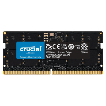 Crucial SO-DIMM DDR5 16Go 4800 MHz CL40