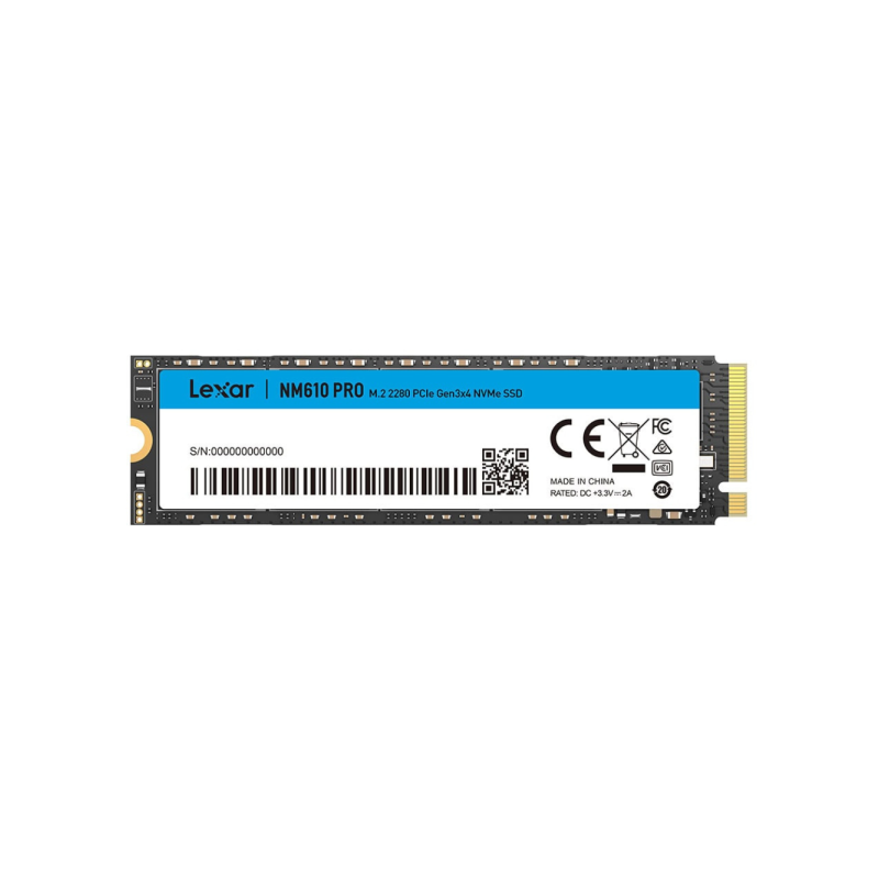 Lexar NM610 PRO M.2 PCIe Gen3x4 NVMe 500GB