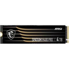 MSI SPATIUM M480 PRO PCIe 4.0 NVMe M.2 4TB Disques SSD MSI Maroc