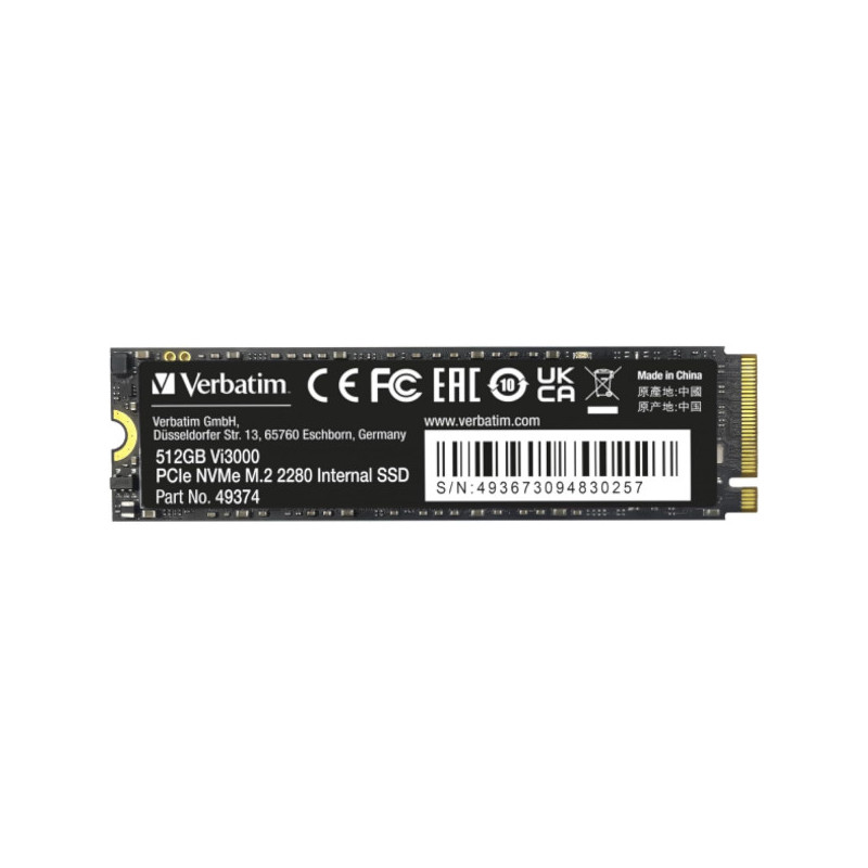 VERBATIM Vi3000 512 GB M.2 PCle GEN3X4