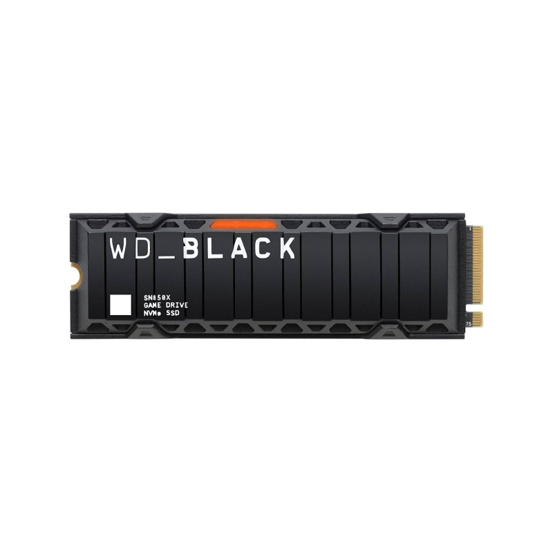 Western Digital SSD WD Black SN850X 1 To - Avec dissipateur (SANS EMBALLAGE)