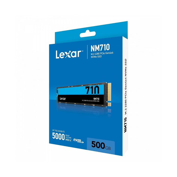 Lexar NM710 M.2 PCIe NVMe 500GB Disques SSD Lexar Maroc