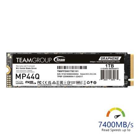 TeamGroup MP44Q M.2 PCIe NVMe 1TB Disques SSD Team Group Maroc