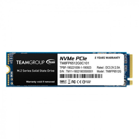 TeamGroup MP33 M.2 PCIe NVMe 512GB Disques SSD Team Group Maroc