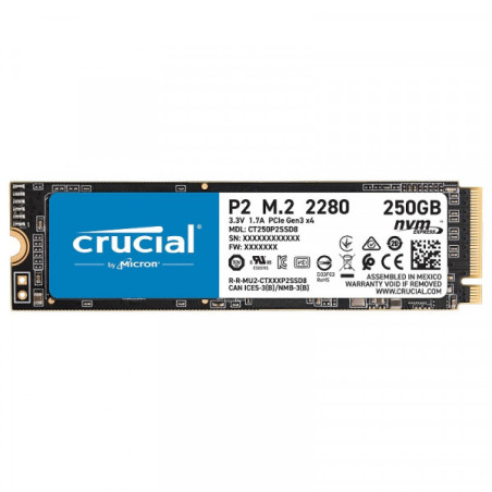 Crucial P2 M.2 PCIe NVMe 250GB