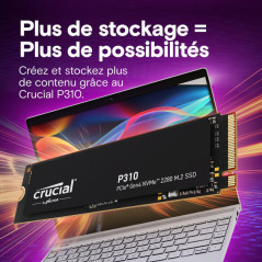 Crucial P310 1TB NVMe M.2 PCIe 4.0 Disques SSD Crucial Maroc