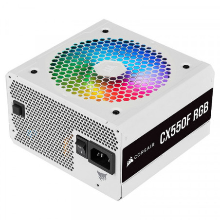 Corsair CX550F RGB 80PLUS Bronze (Blanc) Alimentations PC Corsair M...