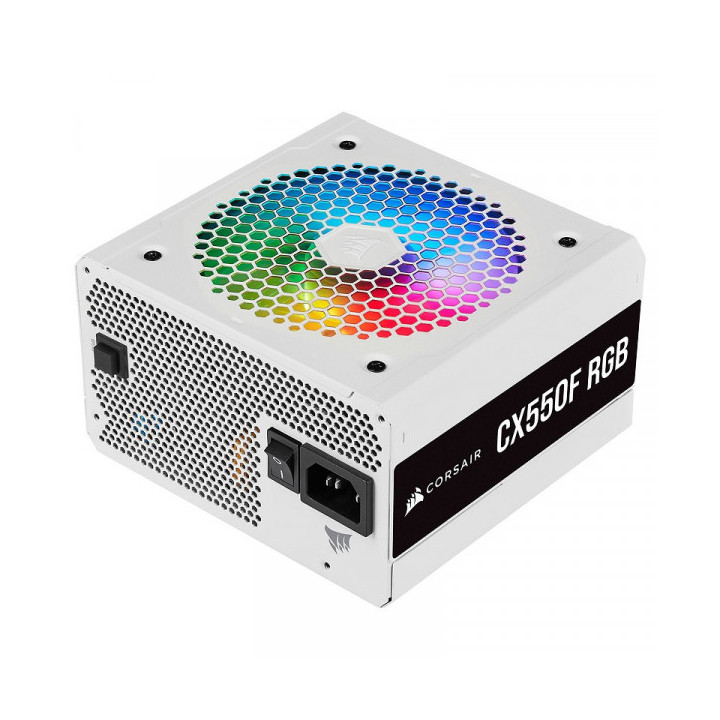 Corsair CX550F RGB 80PLUS Bronze (Blanc) Alimentations PC Corsair M...