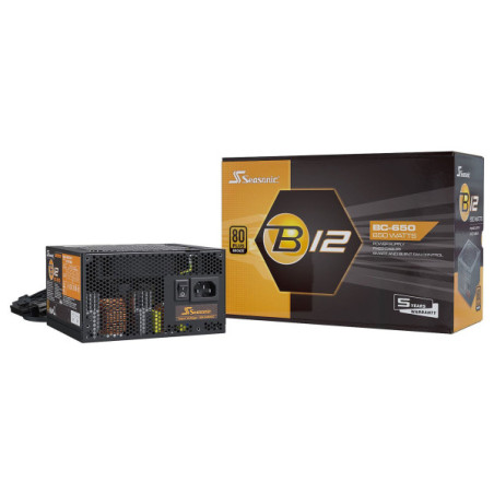SEASONIC B12 BC 80PLUS Bronze 650W Alimentations PC Seasonic Maroc
