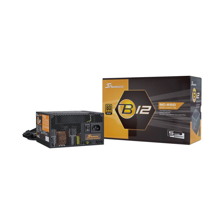 SEASONIC B12 BC 80PLUS Bronze 650W Alimentations PC Seasonic Maroc