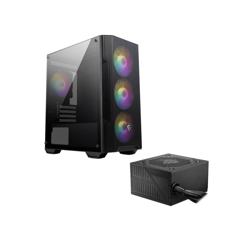 MSI MAG FORGE M100A RGB + MSI MAG A600DN 80PLUS
