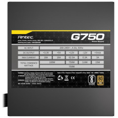 ANTEC ATOM G750 750W GOLD 80+ Entre 700 W et 799 W Antec Maroc