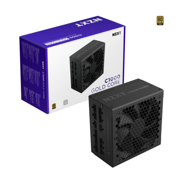 NZXT C1000 Gold Core ATX 3.1 80PLUS GOLD 1000W (Black) Plus de 900 ...