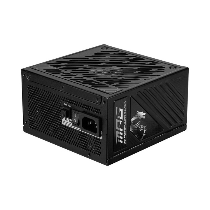 MSI MAG A1250GS PCIE5 80PLUS Gold 1250W Plus de 900 W MSI Maroc
