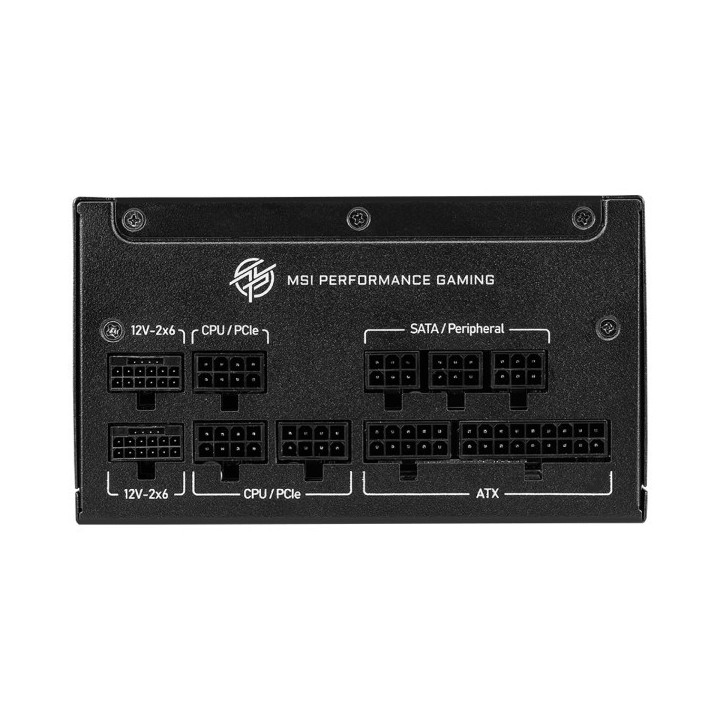 MSI MAG A1250GS PCIE5 80PLUS Gold 1250W Plus de 900 W MSI Maroc