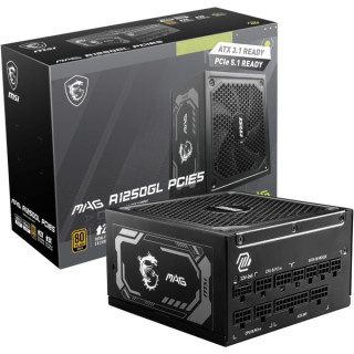 MSI MAG A1250GL PCIE5 80PLUS Gold 1250W Plus de 900 W MSI Maroc