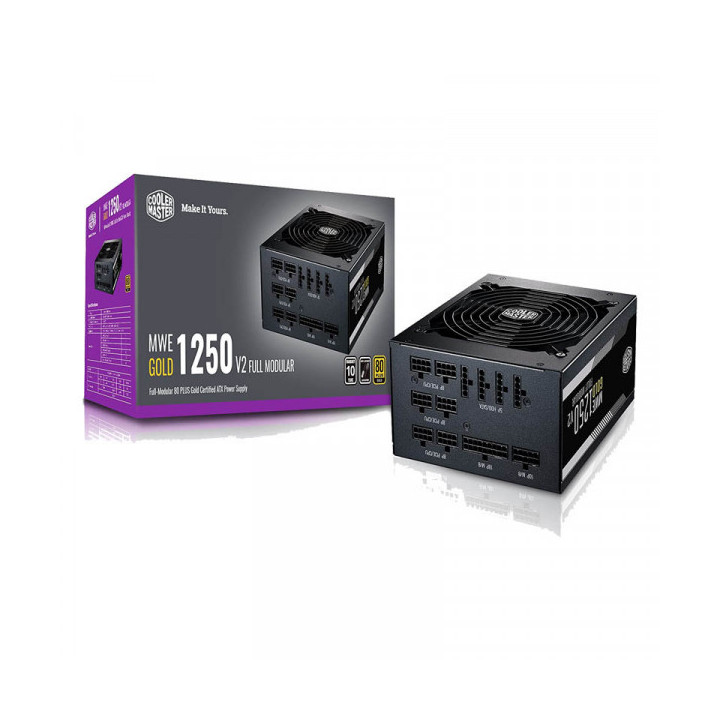 Cooler Master MWE Gold 1250 Full Modular V2 80PLUS GOLD 1250W Alime...
