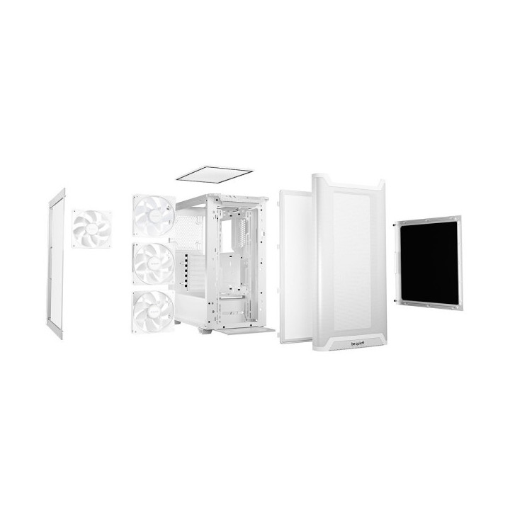 be quiet! Pure Base 501 LX (White) Boitiers PC be quiet! Maroc