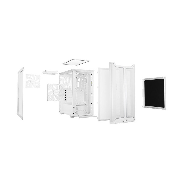 be quiet! Pure Base 501 DX (White) Boitiers PC be quiet! Maroc