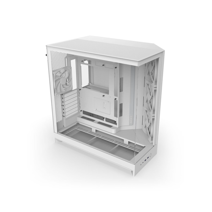 NZXT H9 Flow (2025) White Boitiers PC NZXT Maroc