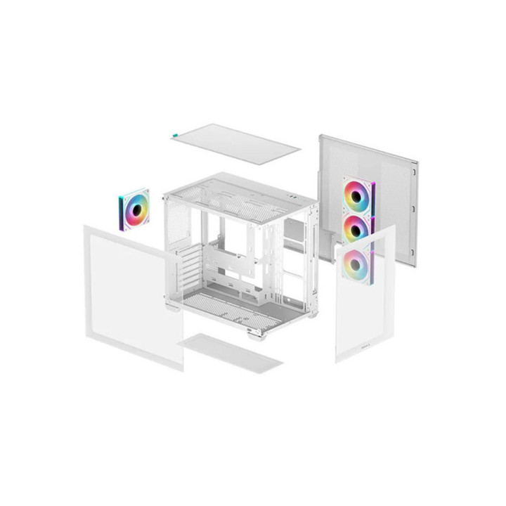 DeepCool CG530 4F White Boitiers PC DeepCool Maroc