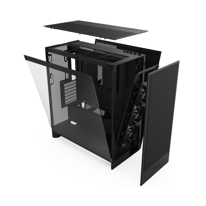 NZXT H7 Flow (2024) Black Boitiers PC NZXT Maroc