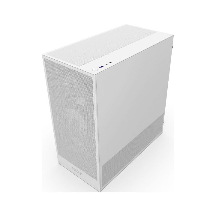 NZXT H5 Flow RGB White (2024) Les Moyennes Tours NZXT Maroc
