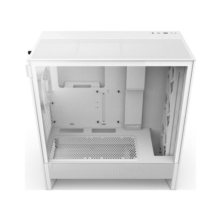 NZXT H5 Flow RGB White (2024) Les Moyennes Tours NZXT Maroc