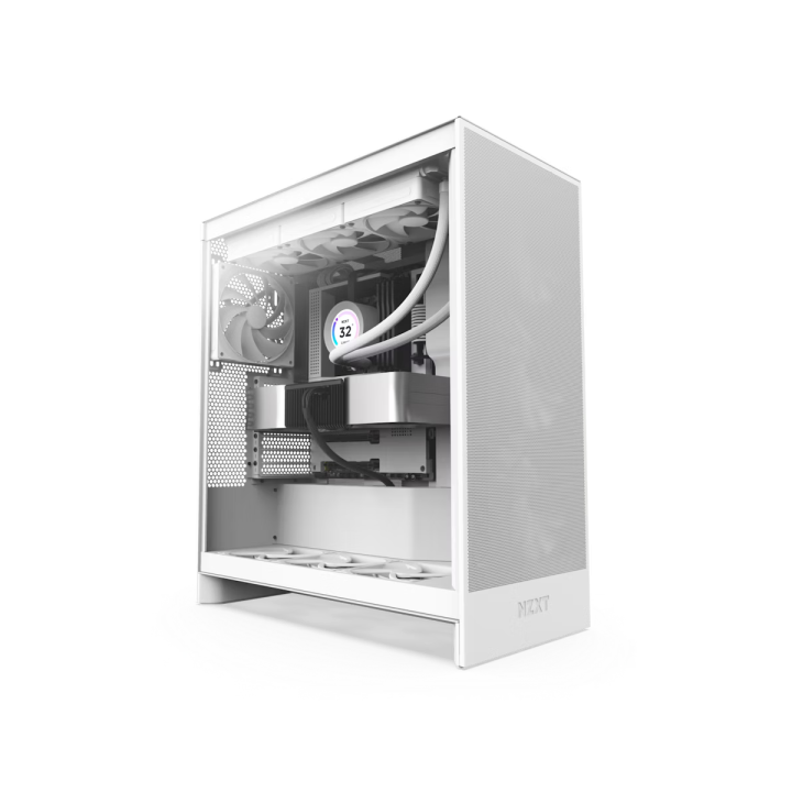 NZXT H7 Flow White (2024) Boitiers PC NZXT Maroc