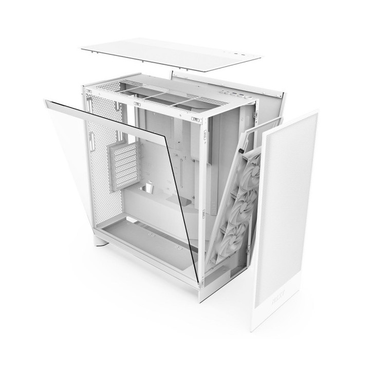 NZXT H7 Flow White (2024) Boitiers PC NZXT Maroc