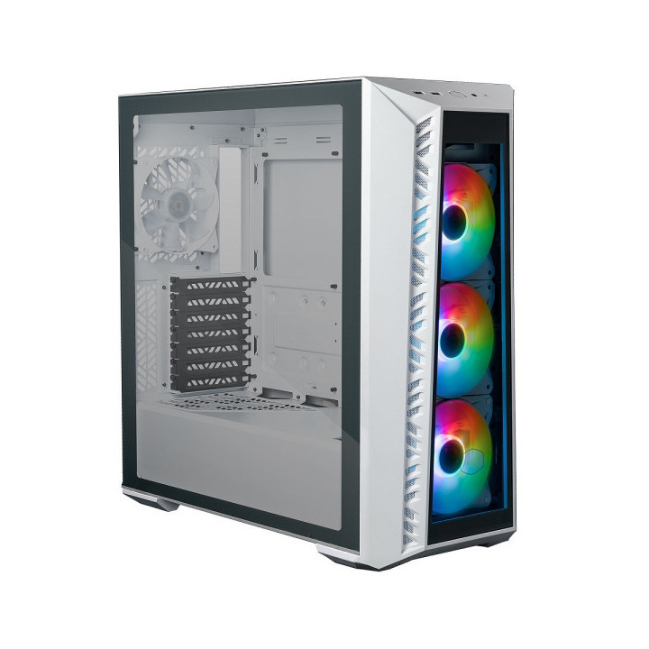 Cooler Master MasterBox 520 ARGB White Les Moyennes Tours Cooler Ma...