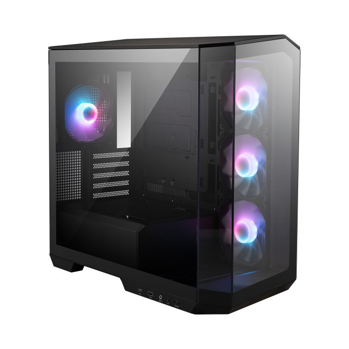 MSI MAG PANO M100R PZ Black (Micro-ATX) Boitiers PC MSI Maroc