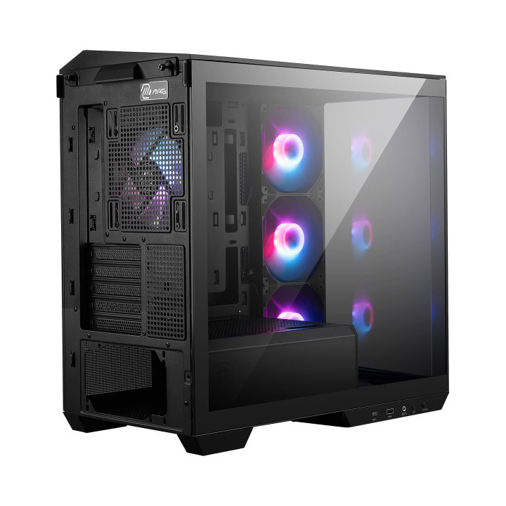 MSI MAG PANO M100R PZ Black (Micro-ATX) Boitiers PC MSI Maroc