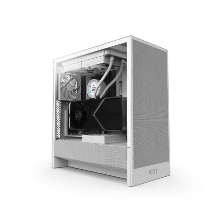 NZXT H5 Flow White (2024) Les Moyennes Tours NZXT Maroc