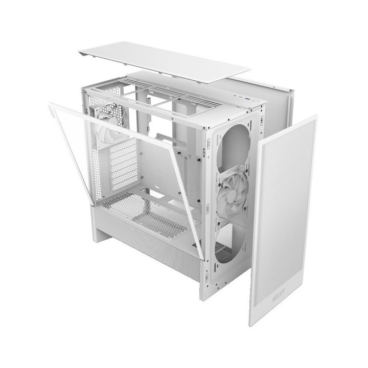 NZXT H5 Flow White (2024) Les Moyennes Tours NZXT Maroc