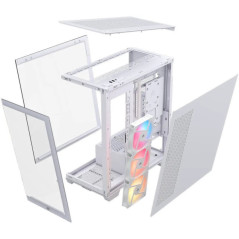 Corsair 3500X RS-R ARGB (Blanc) Les Moyennes Tours Corsair Maroc