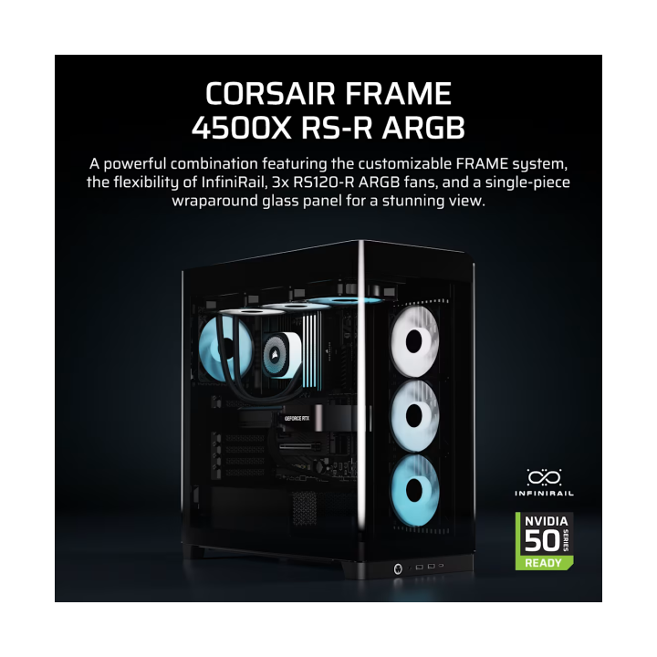 Corsair FRAME 4500X RS-R ARGB Noir Les Moyennes Tours Corsair Maroc