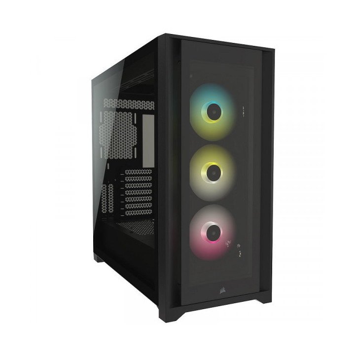 Corsair iCUE 5000X RGB Tempered Glass (Noir) Boitiers PC Corsair Maroc
