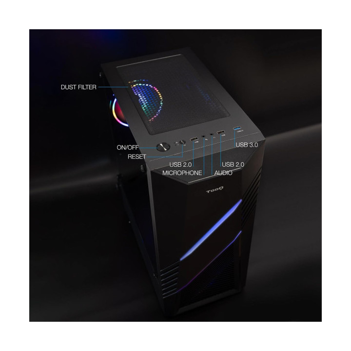 TooQ TQGCC102-B BIOHAZARD Black Boitiers PC TooQ Maroc