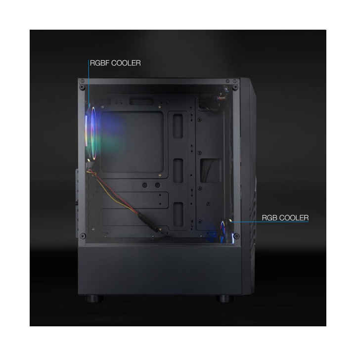TooQ TQGCC102-B BIOHAZARD Black Boitiers PC TooQ Maroc
