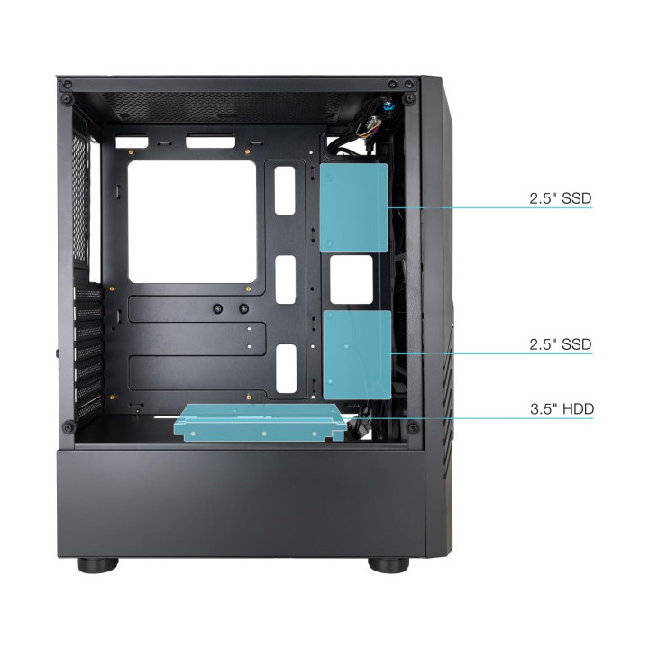 TooQ TQGCC102-B BIOHAZARD Black Boitiers PC TooQ Maroc