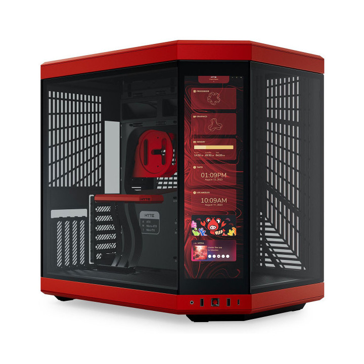 Hyte Y70 Touch Infinite (Noir/Rouge) Boitiers PC HYTE Maroc