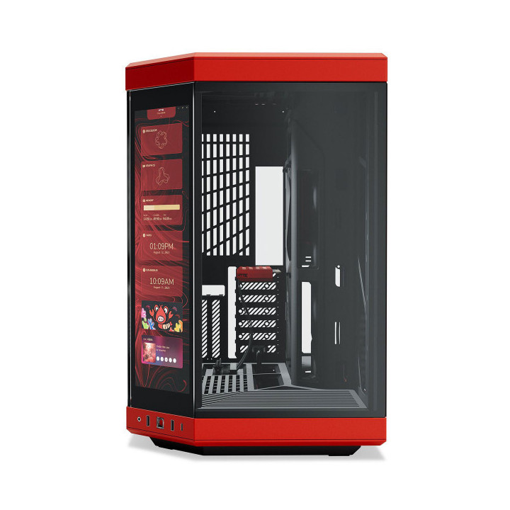 Hyte Y70 Touch Infinite (Noir/Rouge) Boitiers PC HYTE Maroc