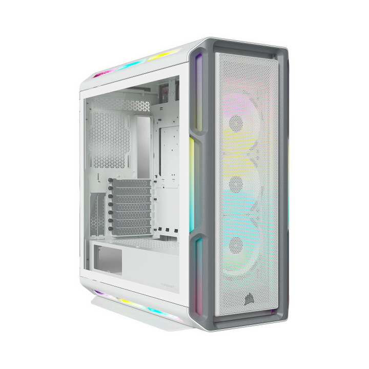 Corsair iCUE 5000T RGB (Blanc) Boitiers PC Corsair Maroc